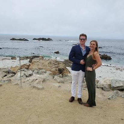 October 12, 2020 - We celebrated our first anniversary in Monterey.