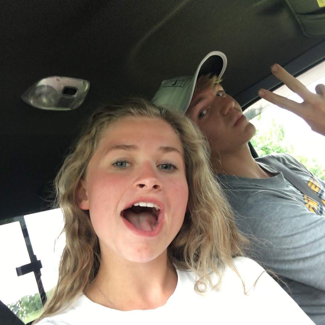 The first picture we took together after Adam asked me to be his girlfriend.