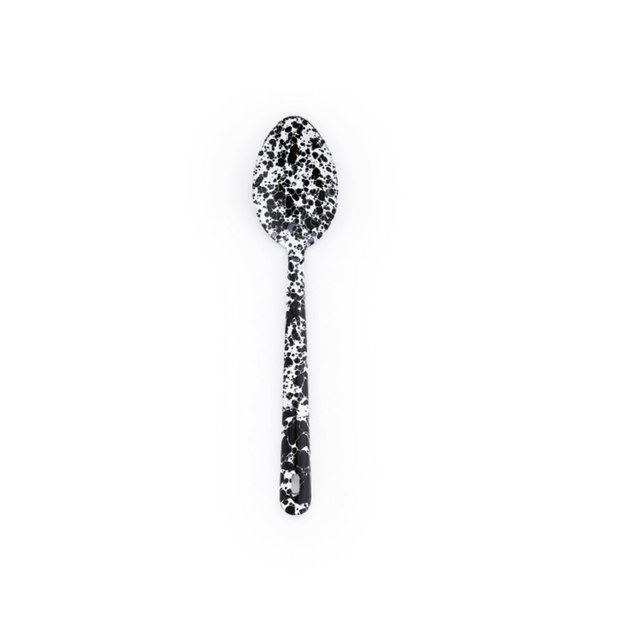 Splatter Large Serving Spoon - Black