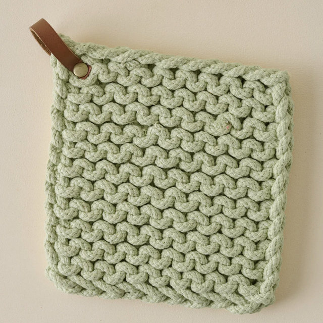 Hand Crocheted Cotton Pot Holder