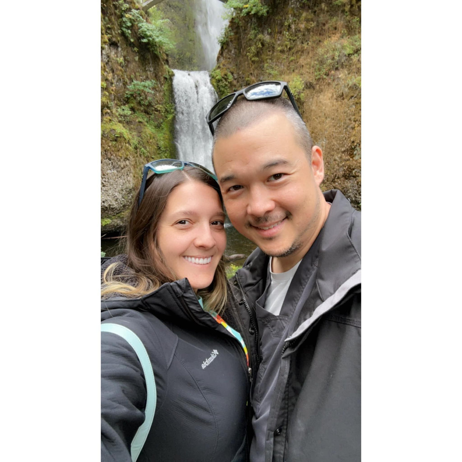 Our first kid free trip was to Portland, Or. We took a drive up to see Multnomah Falls