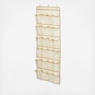 Charlotte Transparent Over-Door Shoe Organizer