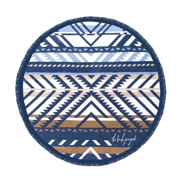 Earth & Sea Round Beach Towel