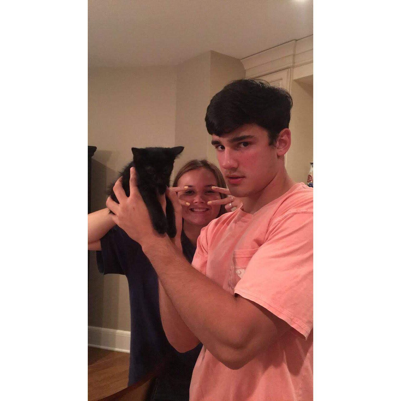 Before Ben knew what a cat is