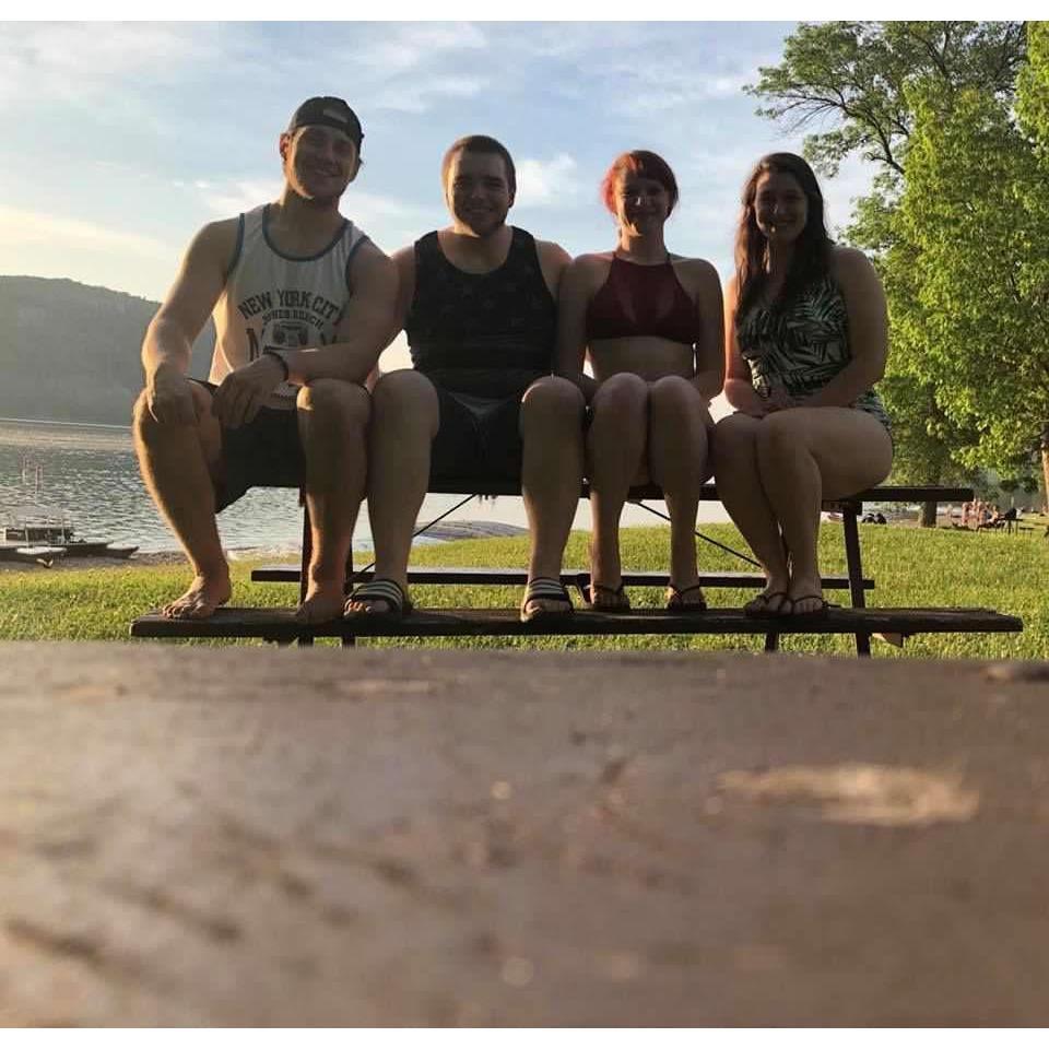 Devils Lake with the Best Man and Matron of Honor. (2018)