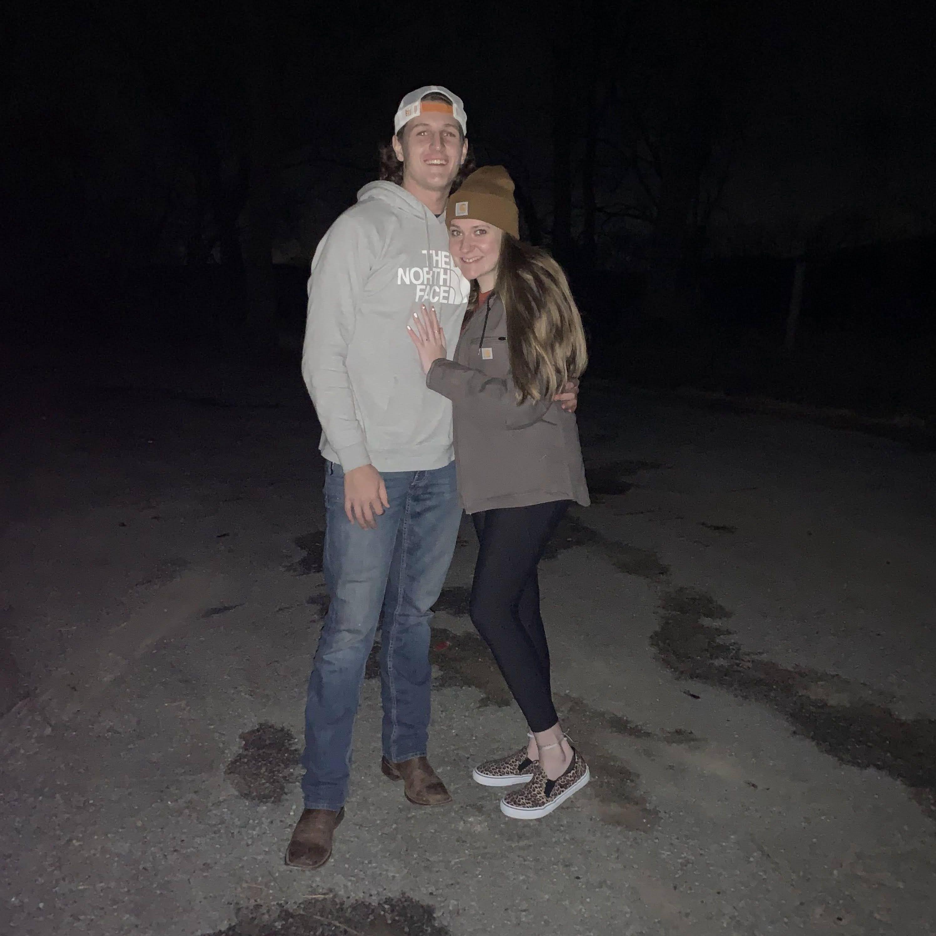 This was the night that dalton gave me my promise ring, and of course we had to pinky promise