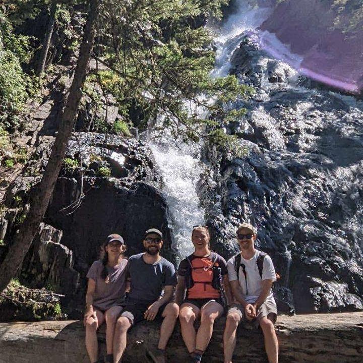 Hiking Pine Creek Falls with Ty + Shel