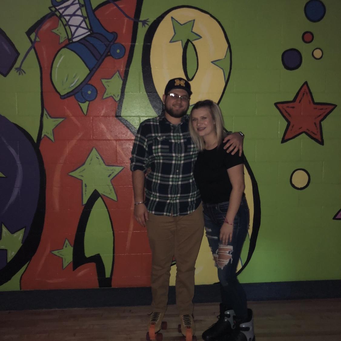 Michael’s first time roller skating 🛼🛼