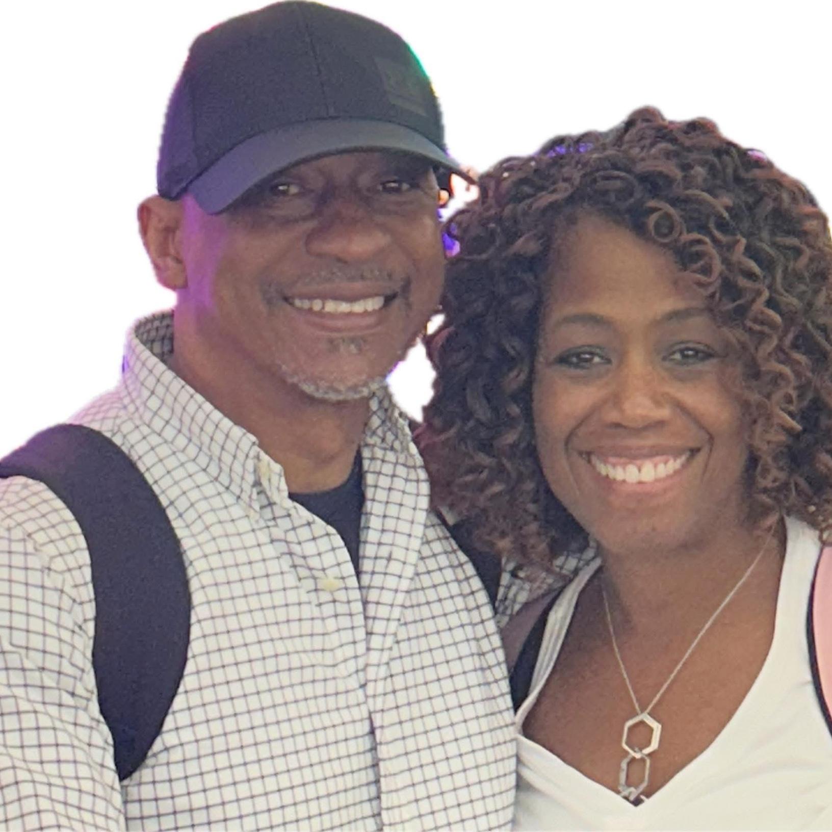 This is Dawn's long-time co-worker and friend, Tonya and her husband Wayne Fluellen.  Wish you could have seen their Ike and Tina Turner act at one of the hospital's functions!