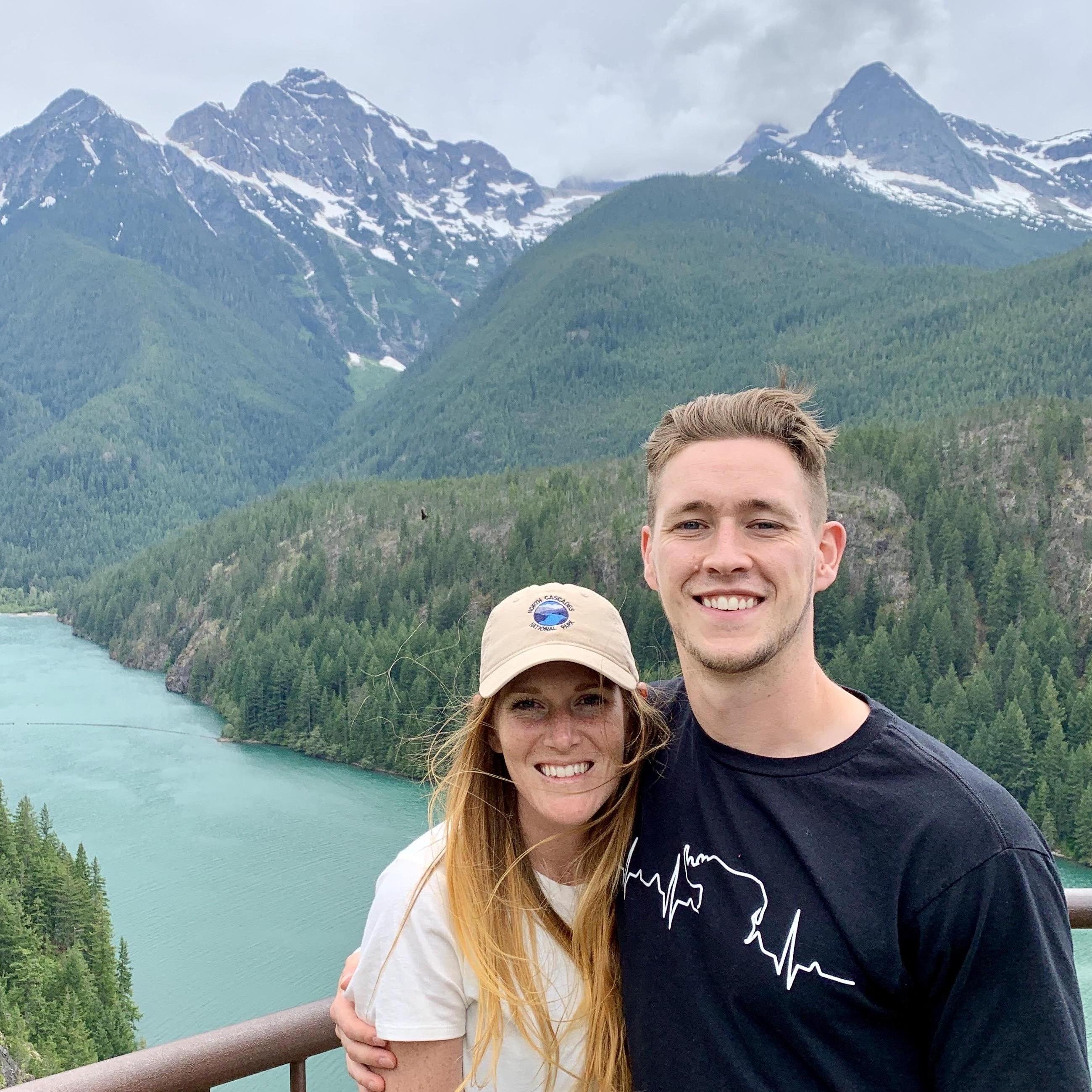 Adventuring in Washington is our favorite. This is Lake Diablo in the North Cascades.