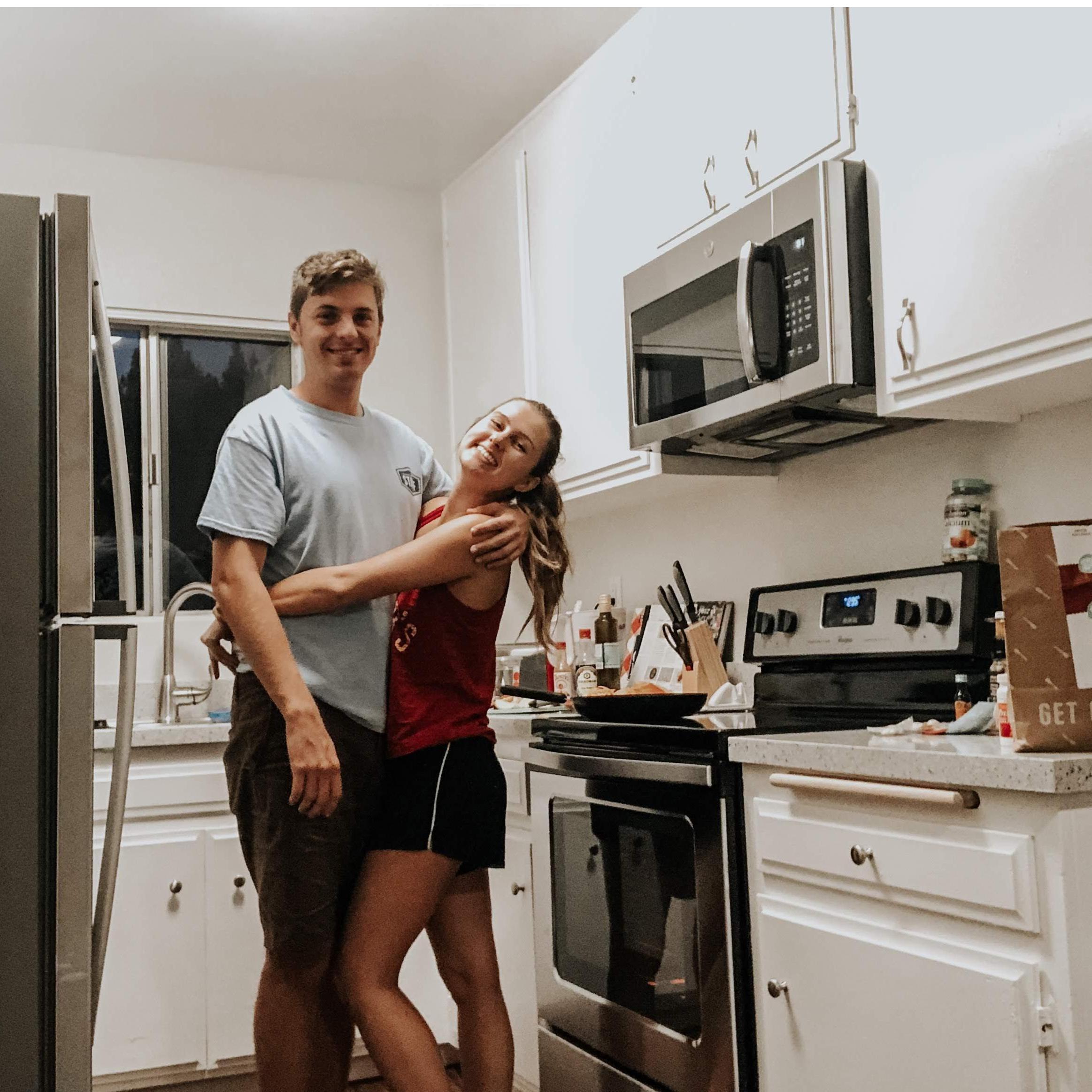 first night in our first apartment - 2019