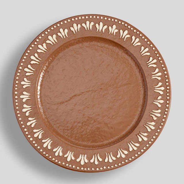 Gingerbread ChargerBROWNSET OF 4