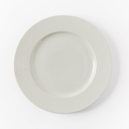 Textured Dinner Plates (Set of 4) - Cloud (Dots)