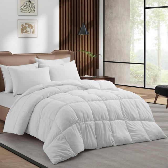 Peace Nest Lightweight Down Alternative Comforter Duvet Insert with Soft Microfiber Shell, King