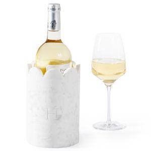 Scalloped Marble Wine Chiller - No Personalization