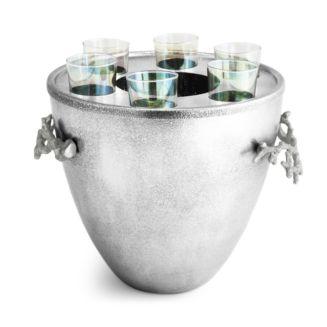 Michael Aram Ocean Reef Vodka Service & Shot Glass Set
