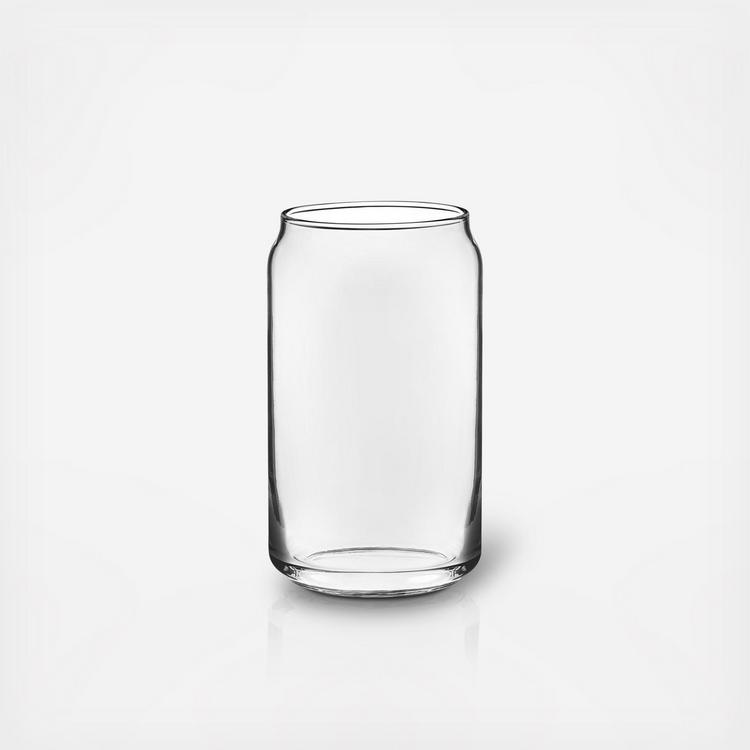 16 Ounce Libbey Beer Can Shaped Glass Jar - case of 24