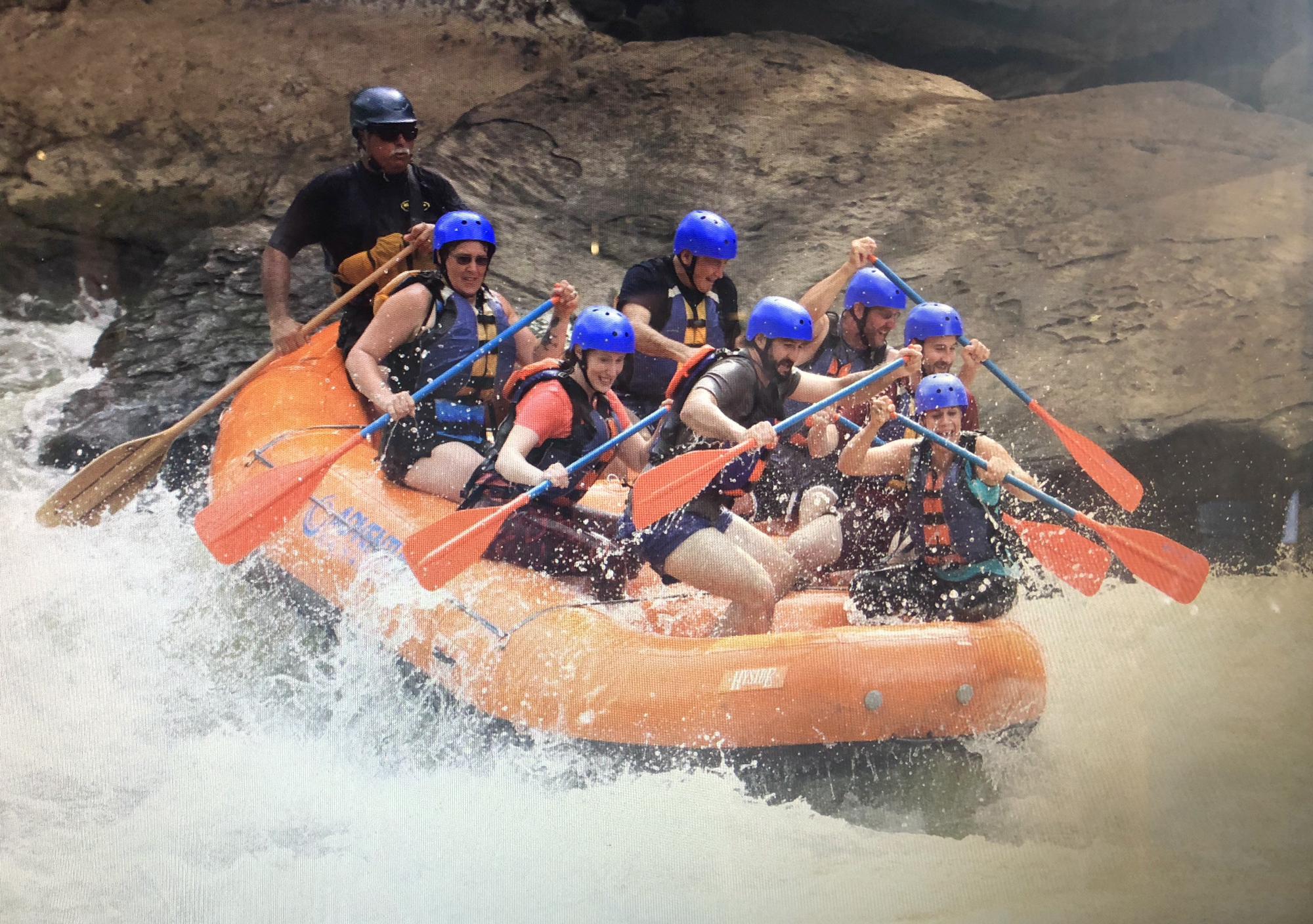 “That” rafting trip where it had “only been a month or so…”