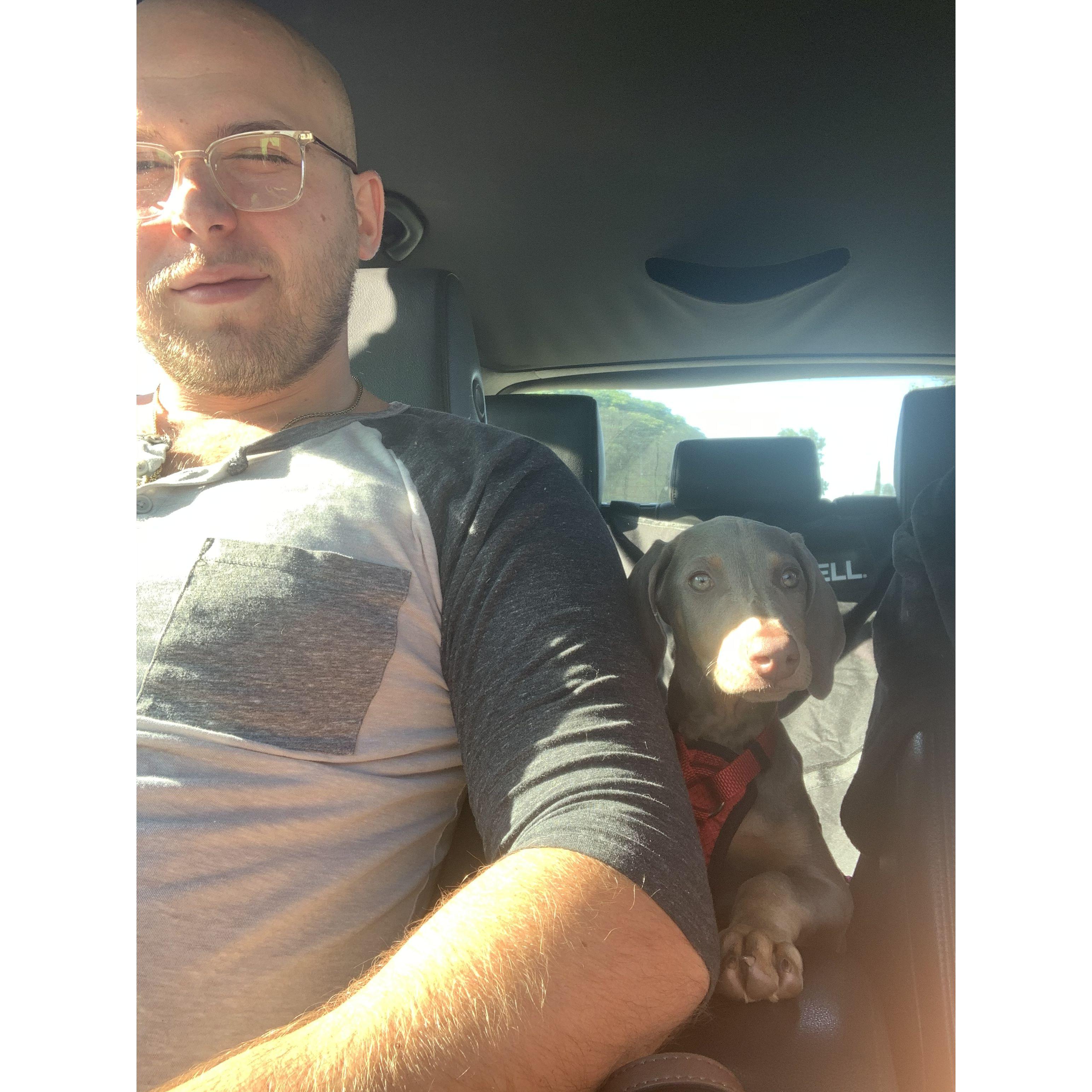 The first full day we had with Suki together.