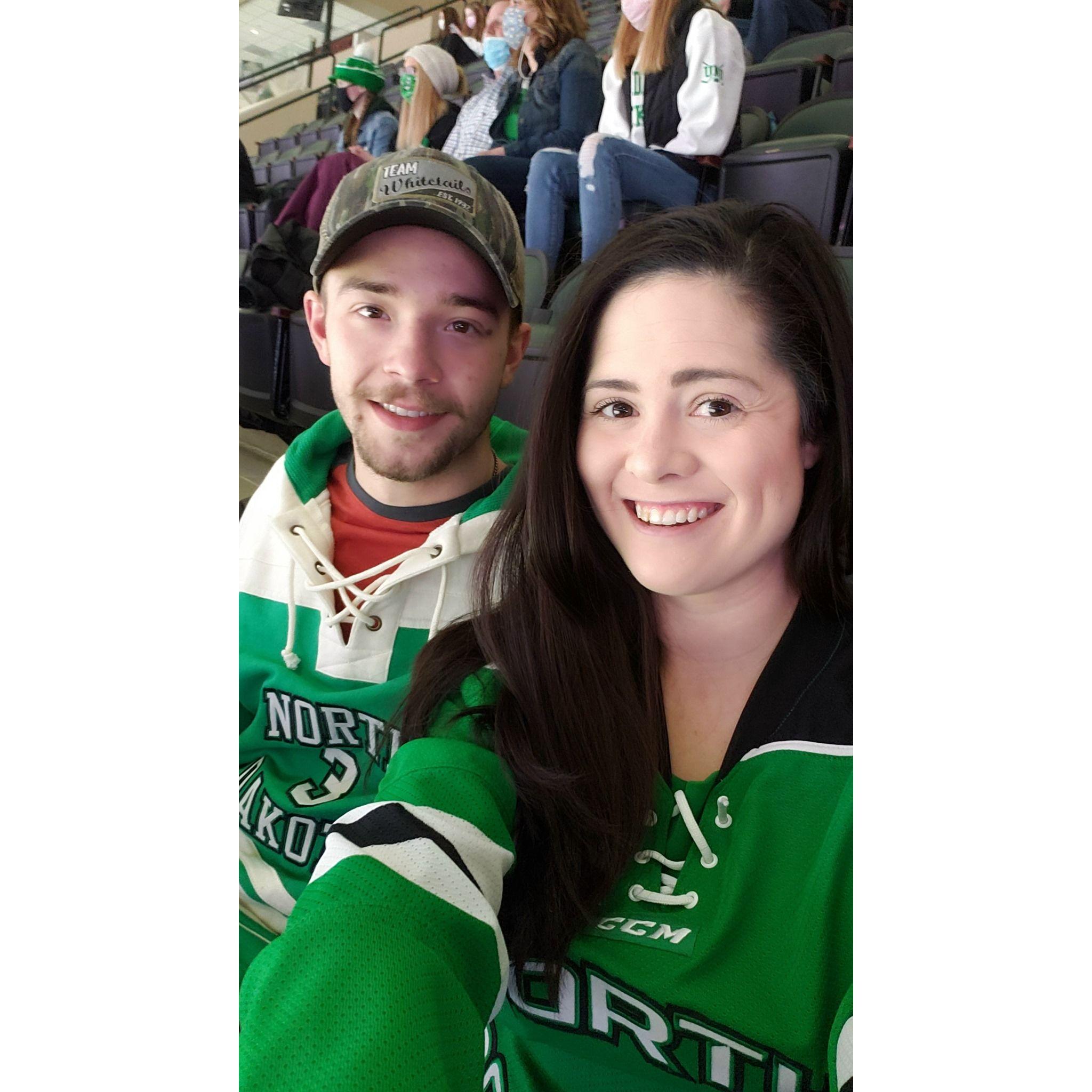 Hockey, Hockey, Hockey. Date night