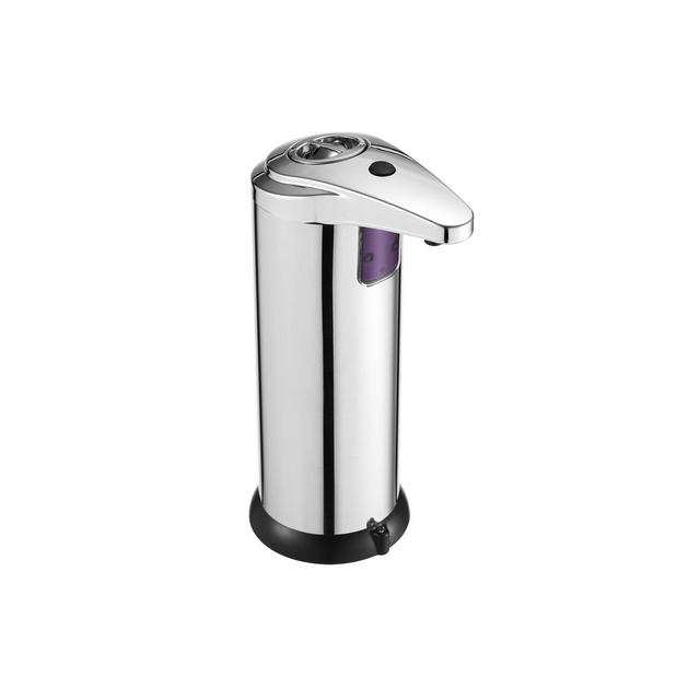 Cheer Collection Stainless Steel Touchless Soap Dispenser with Waterproof Base and Automatic Infrared Sensor