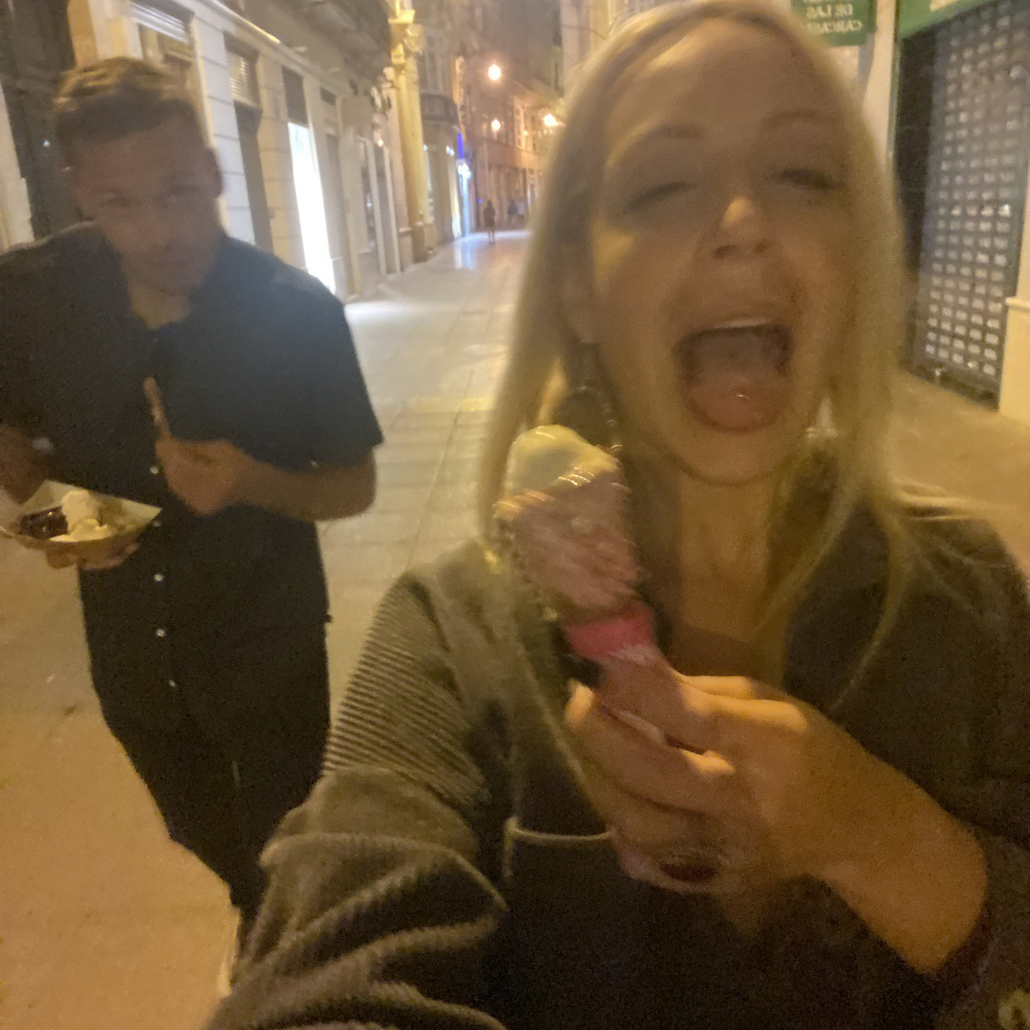 Matt's 1st gelato in Malaga, Spain. He still talks about it and misses it deeply.