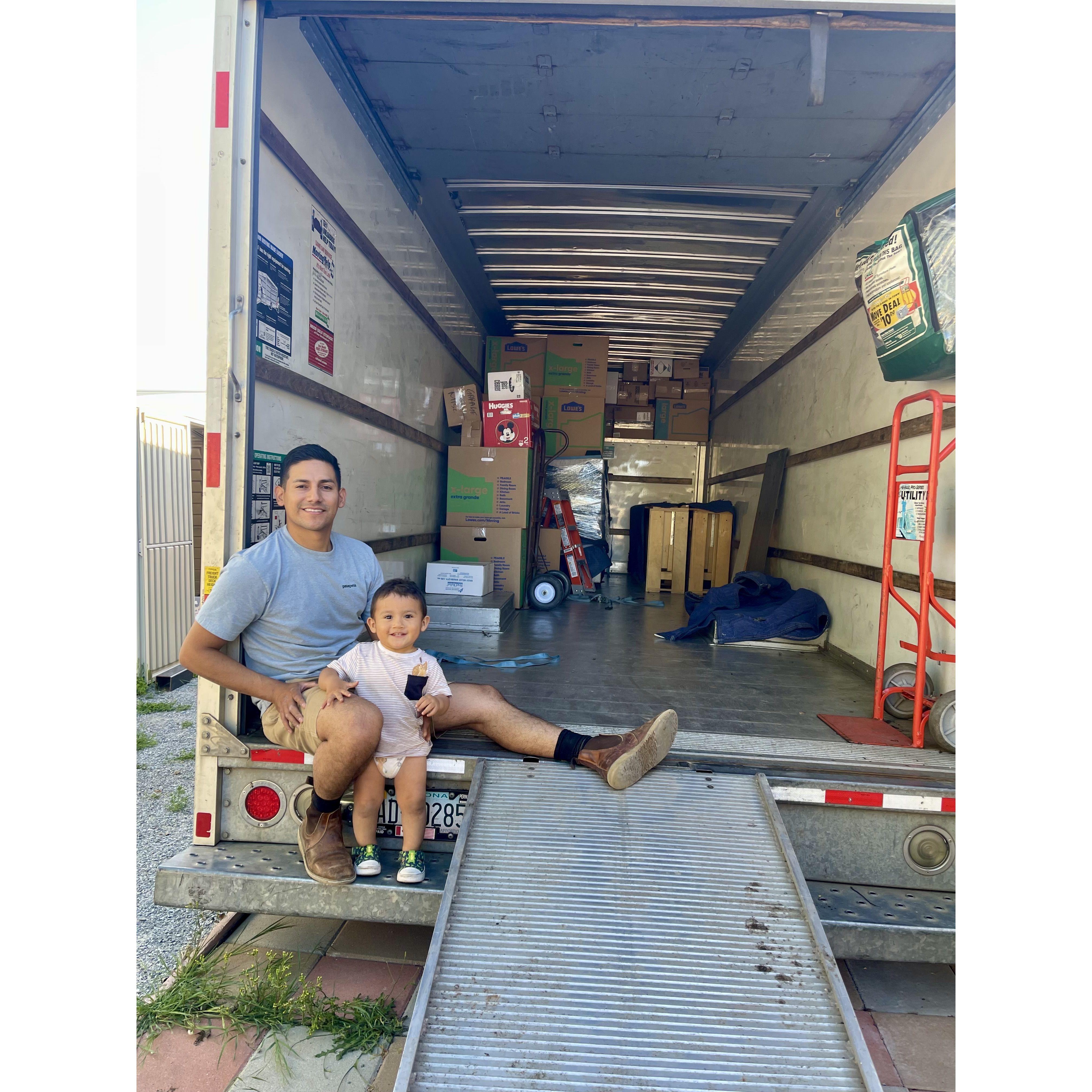 They decided to sell their first home and move closer to family/friends.