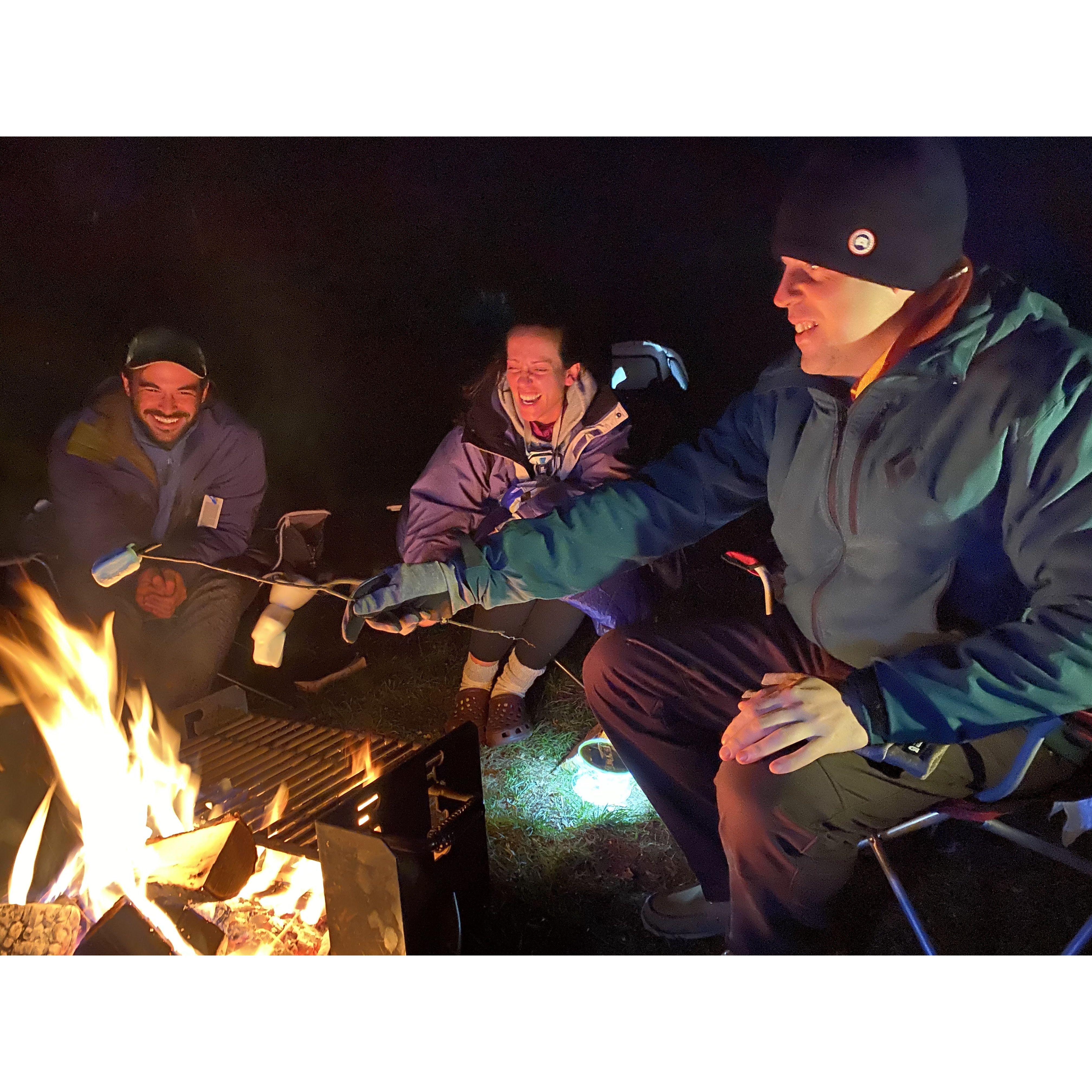 Brian's first camping trip October 2020