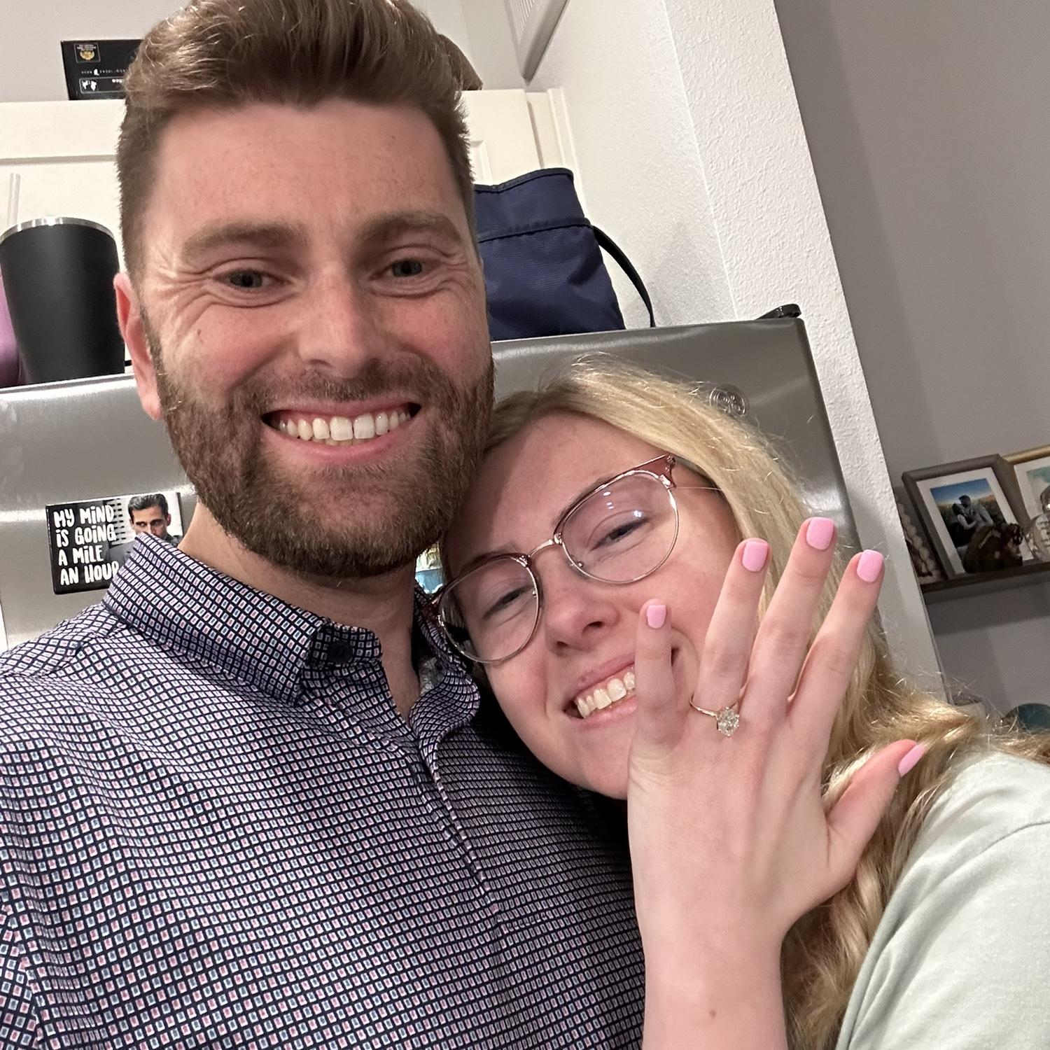 First picture as an engaged couple