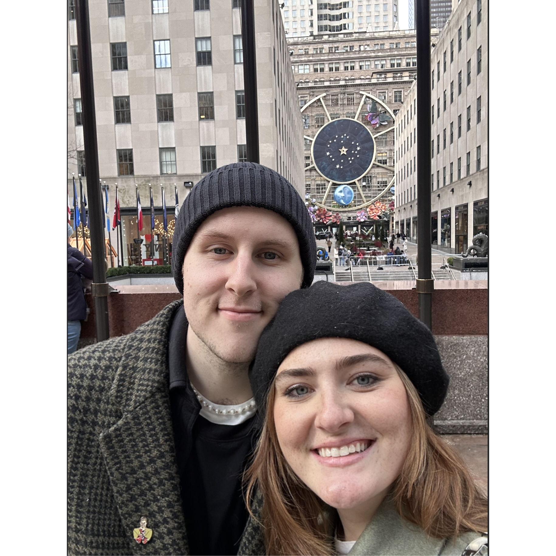 In January we took a trip to NYC and had a blast. I was happy to see the city again after moving and showing George around! -Natalie