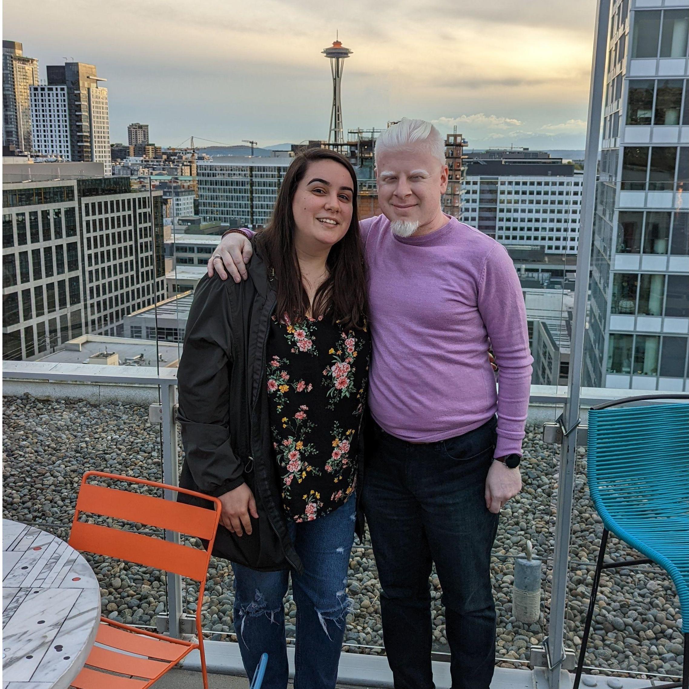 Hello, Space Needle (goodbye, construction crane). #IYKYK