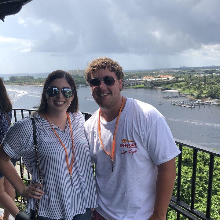 Michael's first visit to Jupiter 2019....little did we know we'd be getting married right across the water!