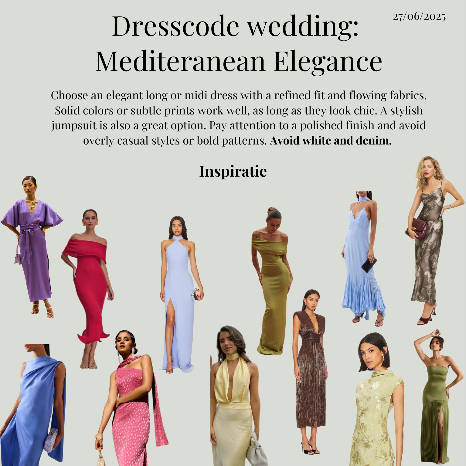 Dresscode women wedding (EN)