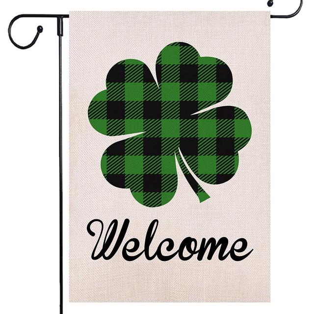 Shamrock Garden Flag