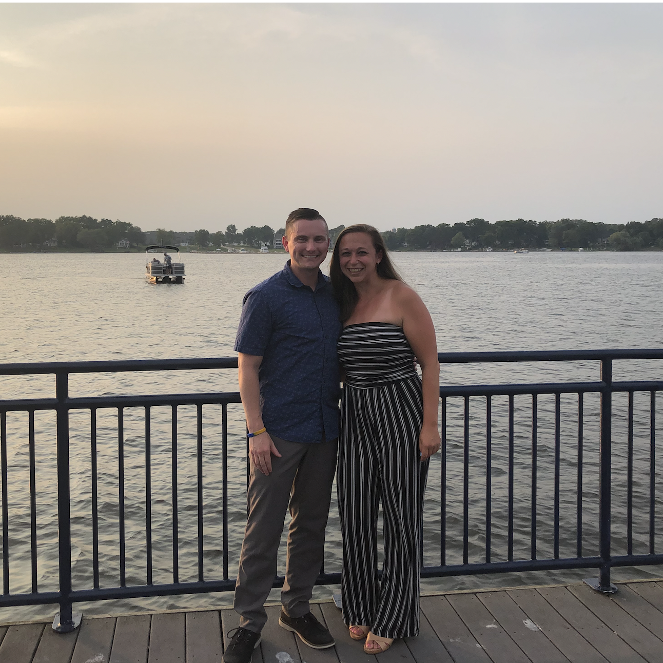 Date night in Michigan (the day before I proposed to Sharie).