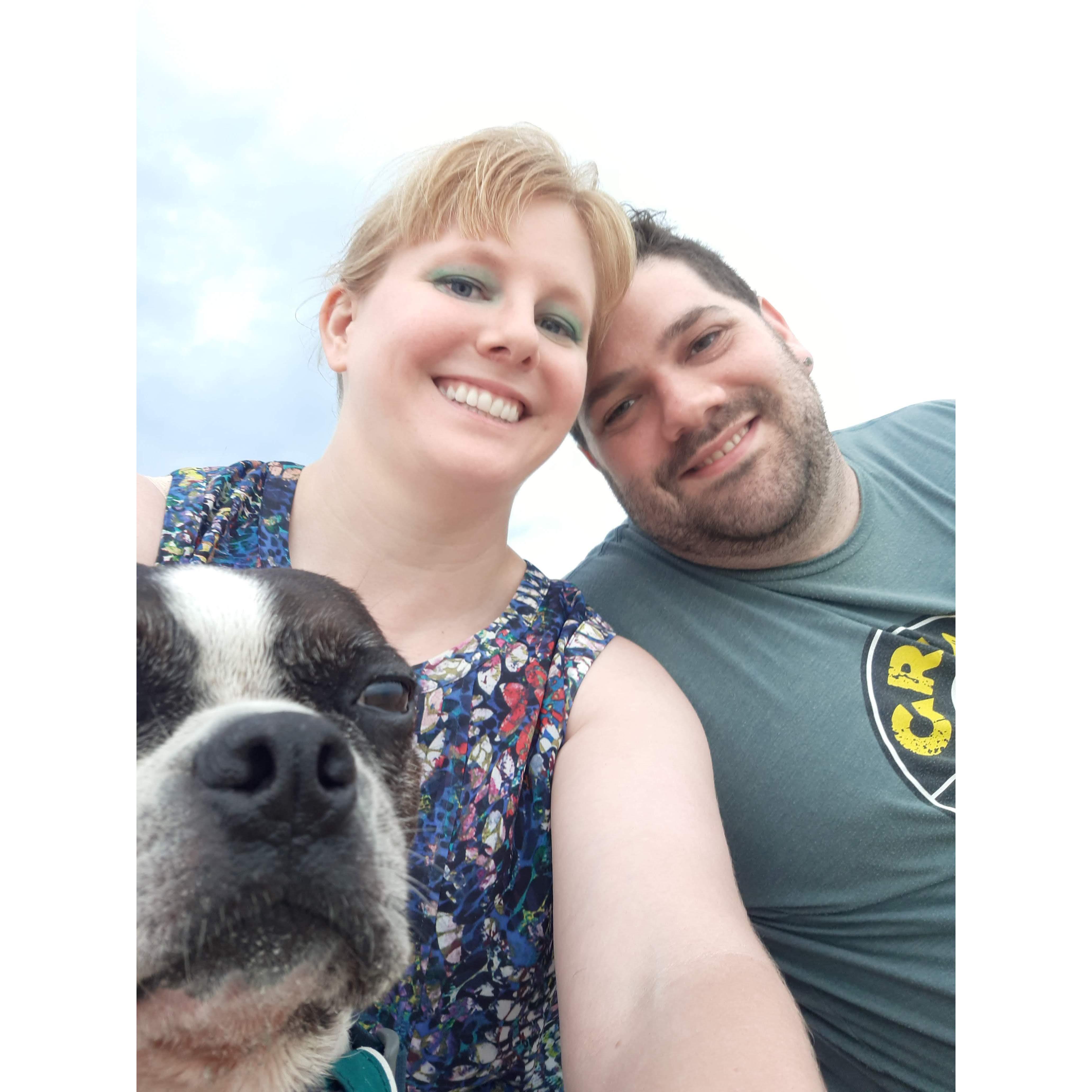 Luna, Ali, and Ami at Jekyll Island.