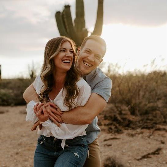Tucson, Arizona | Engagement photos at Saguaro National Park
