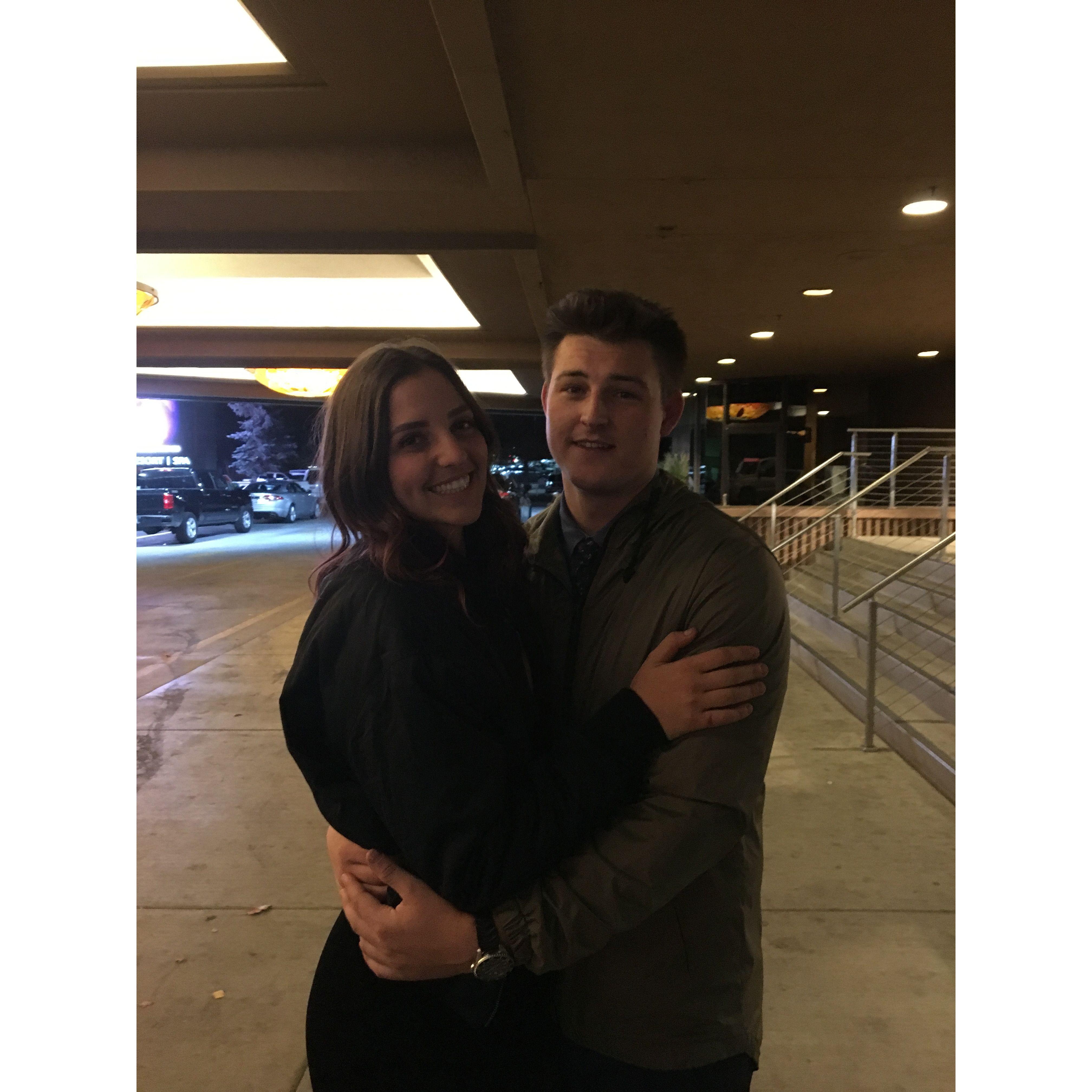 Our first date! 2018