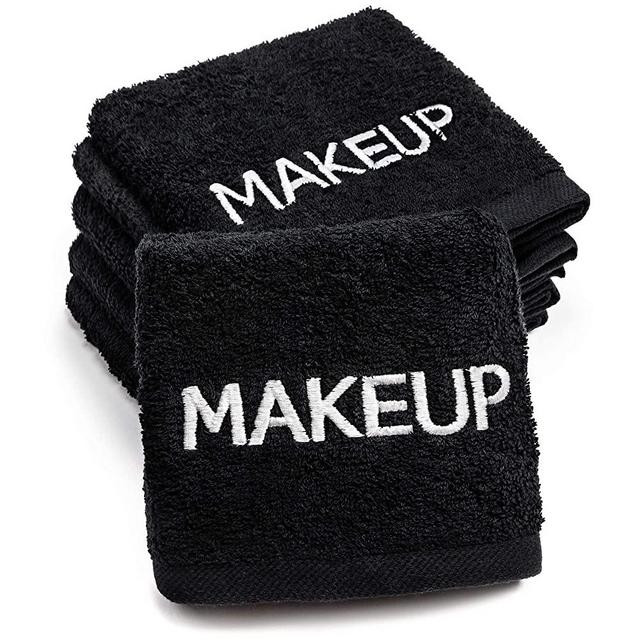 Kaufman – 100% Cotton Makeup Remover Face Towel 6-Pack – 13in x 13in – Reusable Facial Cleansing Ultra Soft and Absorbent Makeup Washcloths