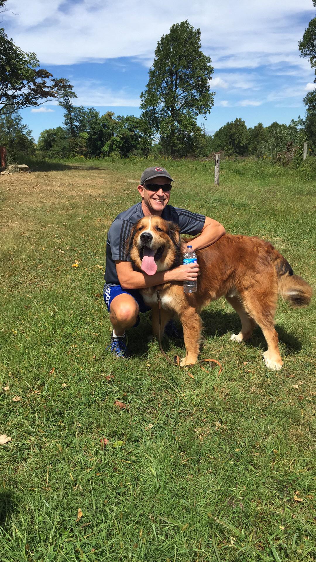 Hiking Paris Mountain in Virginia to step foot on the Appalachian Trail. Oct. 2016