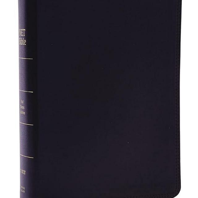 NET Bible, Full-notes Edition, Leathersoft, Black, Comfort Print: Holy Bible