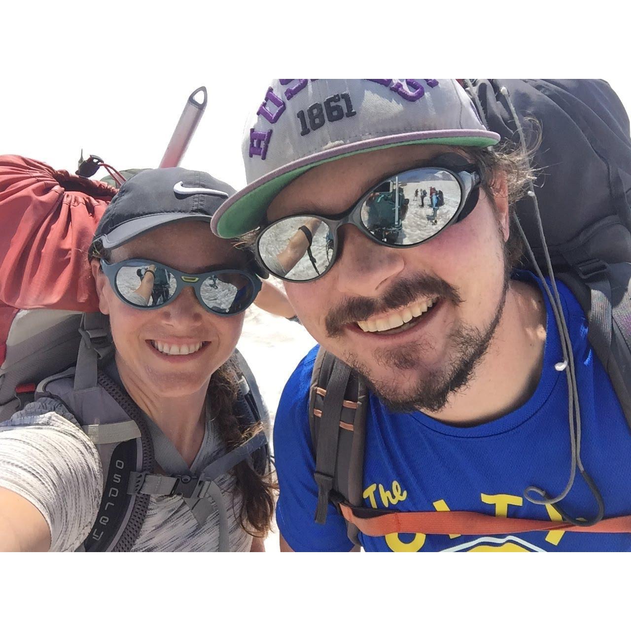 Climbing Mt. Rainier was one of the most challenging things we've done. We pushed each other to our limits when we trained and the hard work paid off. It was an epic climb!