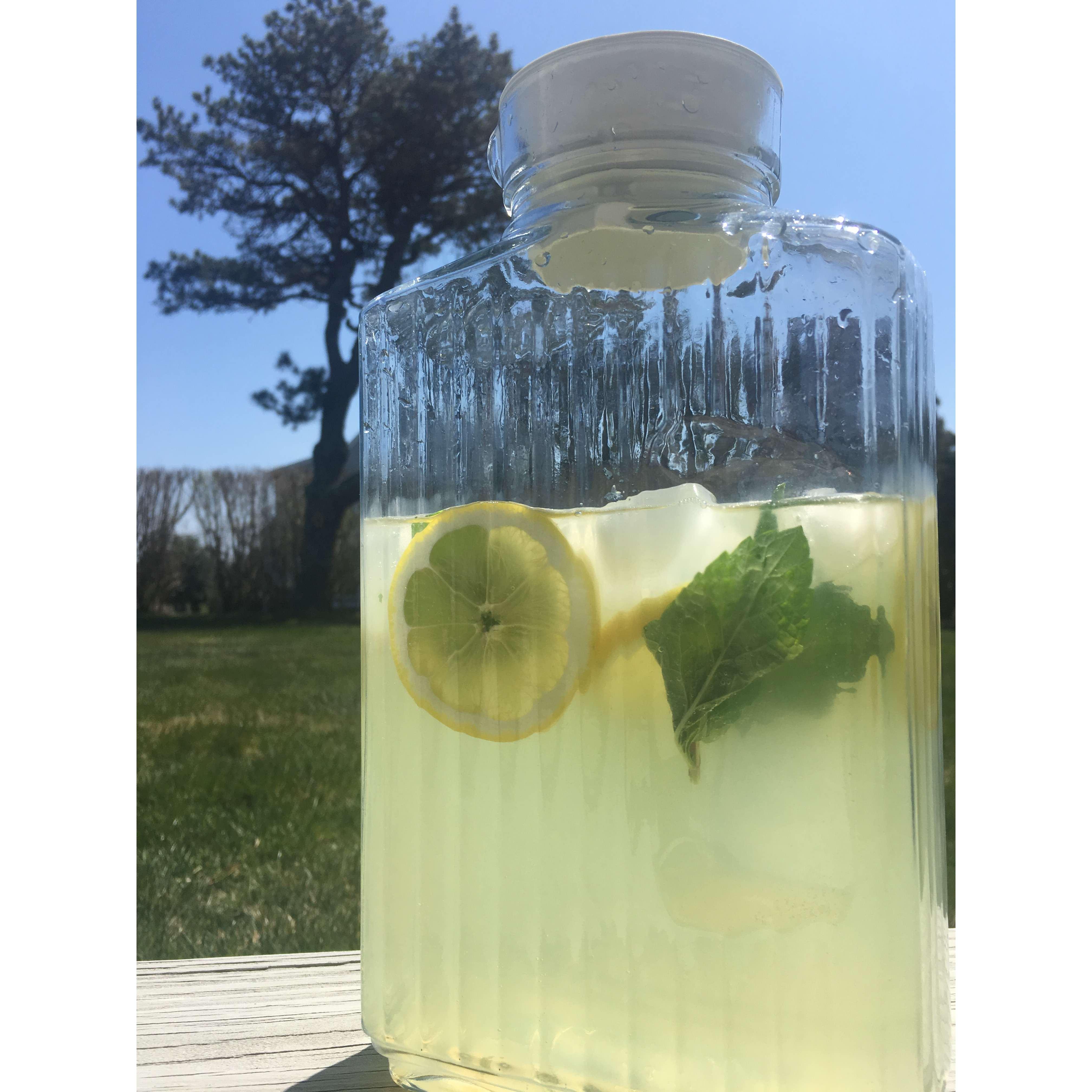 On Sundays, we would make Gin Buckets and play bocce on the lawn.