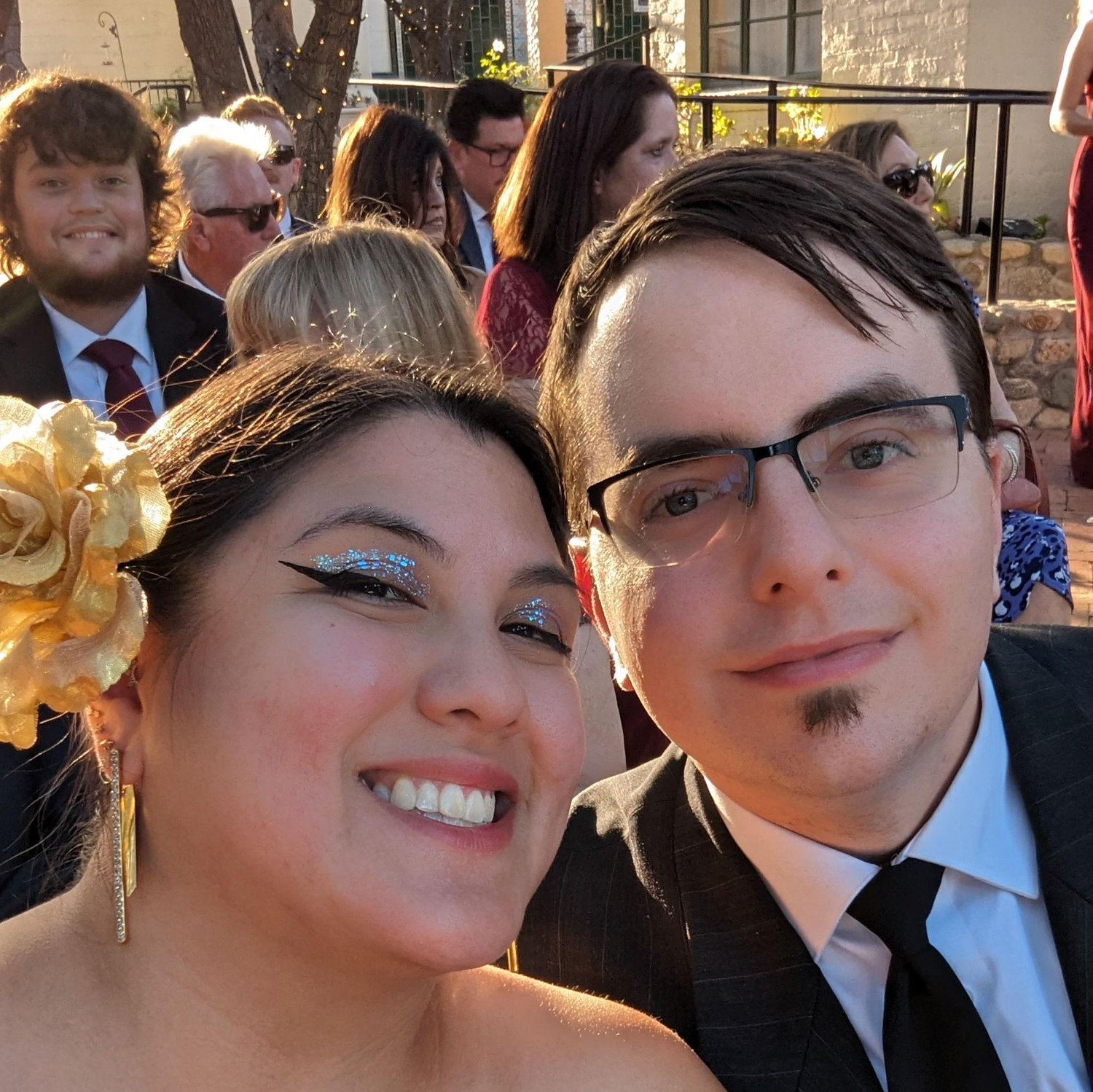 A trip to Nick and Gabby's wedding.