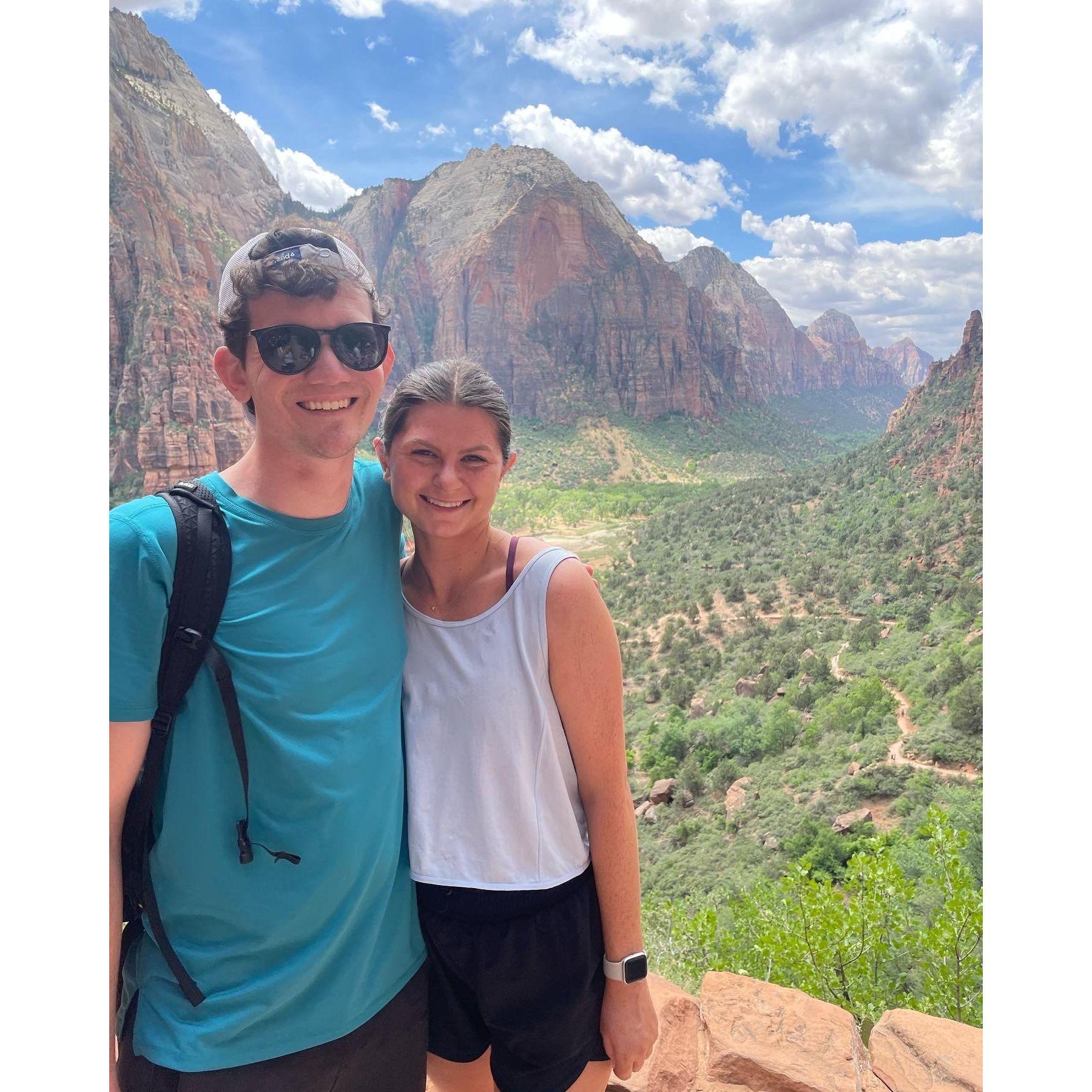 2023 - Hiking in Zion National Park!
