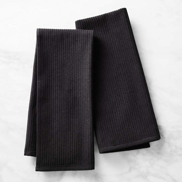 Grilling Towel, 20" X 30", Set of 2, Black