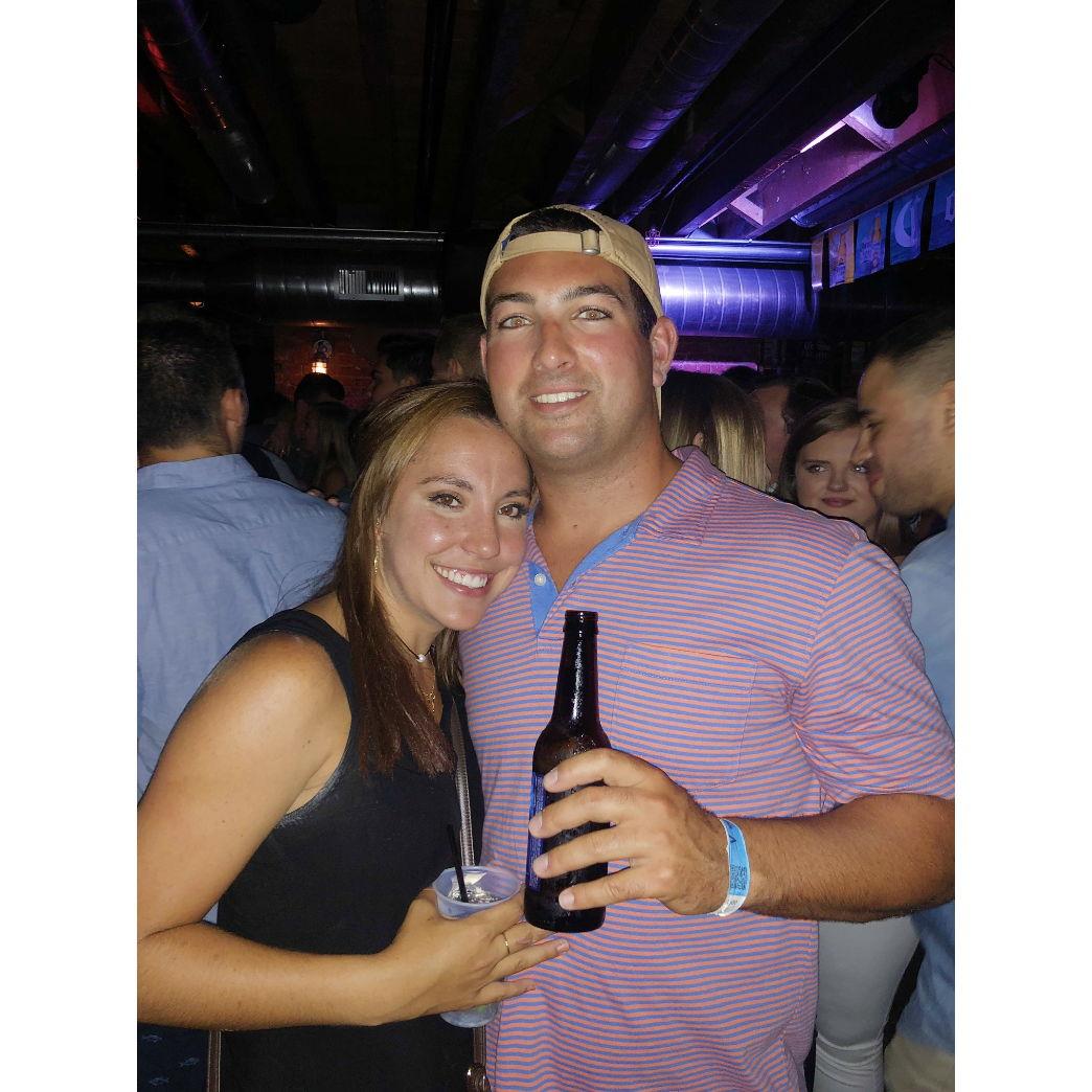 Our first photo together - July 18, 2018