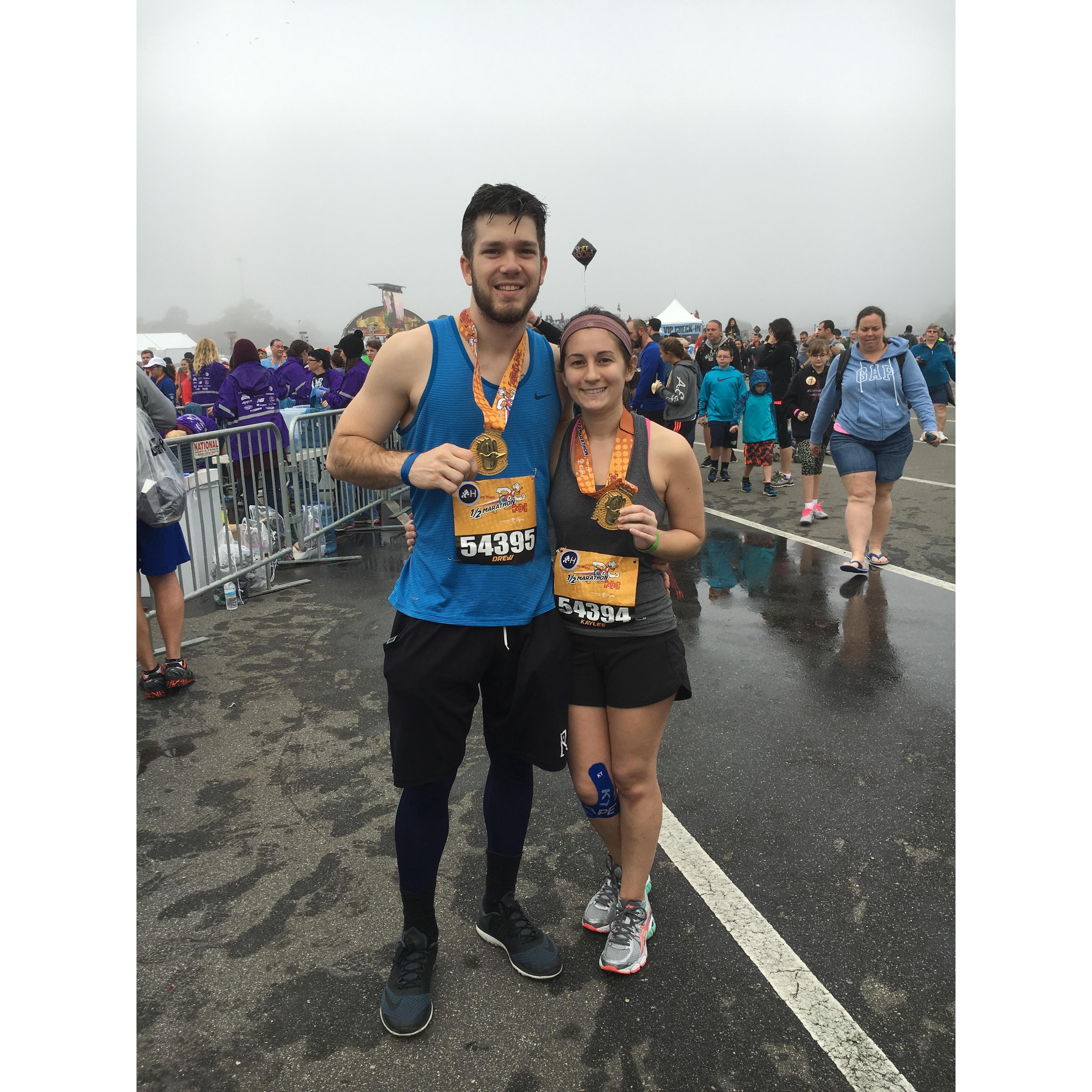 Running the Disney half marathon in 2016