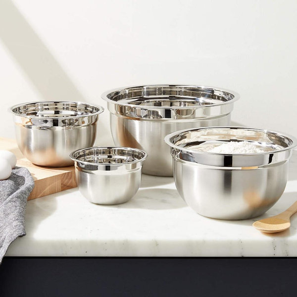 4-Piece Stainless Steel Bowls
