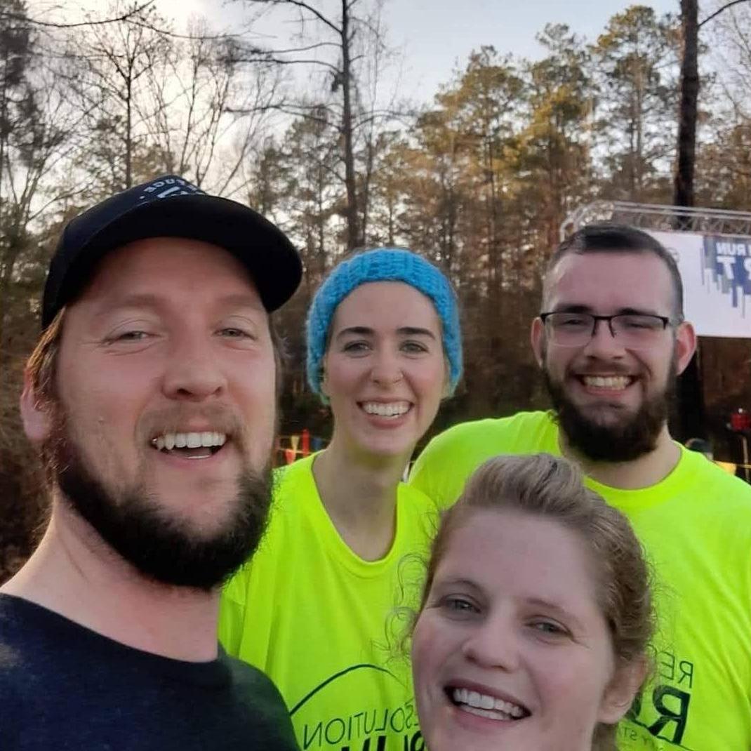 Crushing the 5K Darlene wanted to run and that Josh did REALLY well in!